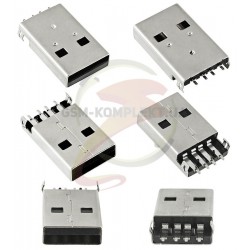 Штекер USB-A smd USB-A-M07 низкая посадка Штекер USB-A smd USB-A-M07 низкая посадка