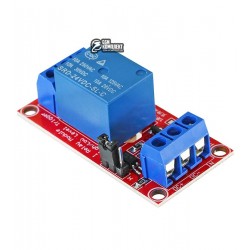 Одноканальный релейный модуль с опторазвязкой 24V