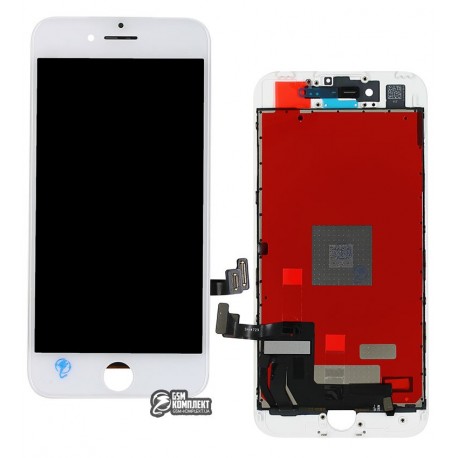Дисплей iPhone 7, белый, с сенсорным экраном (дисплейный модуль), с рамкой, Сopy, NCC ESR ColorX
