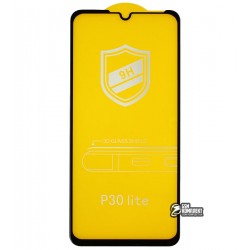 Закаленное защитное стекло для Huawei P30 Lite, 0,26 мм 9H, 4D ARC, черное