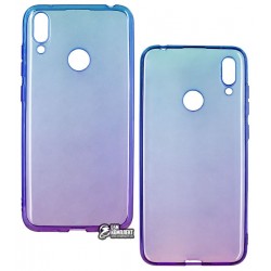 Чехол для Huawei Y7 (2019), Gradient Design, силиконовый ультратонкий