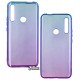 Чехол для Huawei P Smart Z, Gradient Design, силиконовый ультратонкий, (blue/purple)