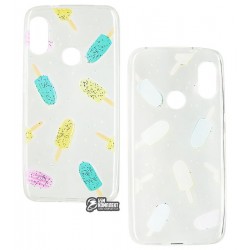 Чехол для Xiaomi Redmi 6 Pro, Mi A2 Lite, TPU, Juicy Print (мороженое)