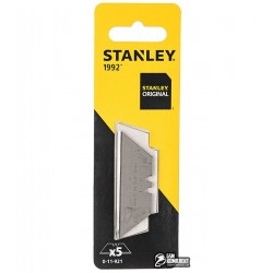 Лезвия трапециевидные сменные STANLEY, 62 x 0.65 мм, 5шт