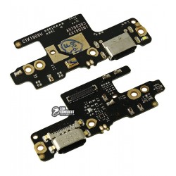 Шлейф для Xiaomi Redmi Note 7, микрофона, коннектора зарядки, с компонентами, плата зарядки