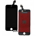 Дисплей iPhone 5C, чорний, з сенсорним екраном (дисплейний модуль), з рамкою, NCC ESR ColorX