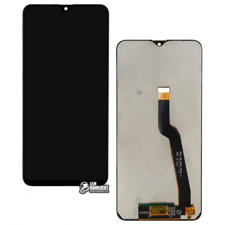 Дисплей для Samsung M105F/DS Galaxy M10, черный, с сенсорным экраном (дисплейный модуль), оригинал (переклеено стекло)