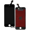 Дисплей iPhone 5S, iPhone SE, черный, с сенсорным экраном (дисплейный модуль), с рамкой, NCC ESR ColorX