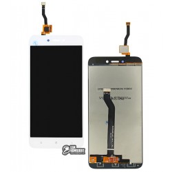 Дисплей для Xiaomi Redmi 5A, белый, с тачскрином, High Copy