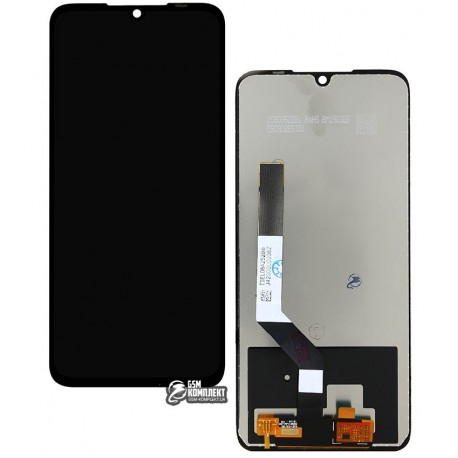 Дисплей для Xiaomi Redmi Note 7, черный, с сенсорным экраном (дисплейный модуль), High Copy
