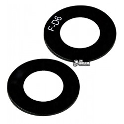 Стекло камеры Xiaomi Mi 5S, размер d 8 мм, черное