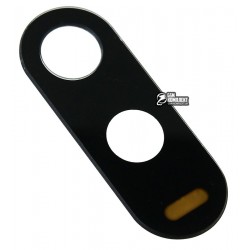 Стекло камеры для Motorola XT1622 Moto G4, XT1625 Moto G4 LTE, размер 27x10 мм, черное