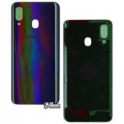 Задняя крышка батареи для Samsung A405F/DS Galaxy A40, черная