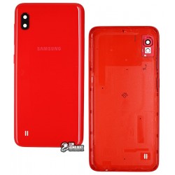 Задняя панель корпуса для Samsung A105F/DS Galaxy A10, красная