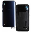Задня панель корпусу для Samsung A105F / DS Galaxy A10, чорний колір