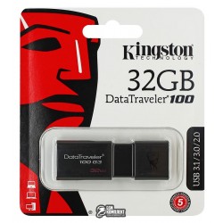 Флешка 32 Gb Kingston DT100 G3 32GB USB3.0
