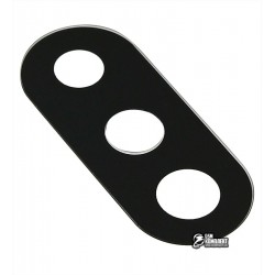 Стекло камеры Xiaomi Mi Max 3, размер 27,4x11,3, черное