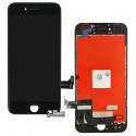 Дисплей iPhone 8, iPhone SE 2020, чорний, з сенсорним екраном (дисплейний модуль), з рамкою, NCC ESR ColorX