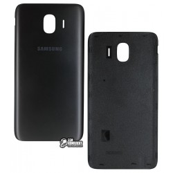Задняя панель корпуса для Samsung J400F Galaxy J4, черная Задняя панель корпуса для Samsung J400F Galaxy J4, черная