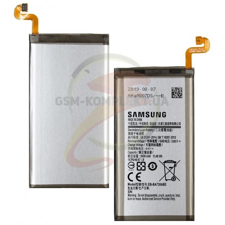 Аккумулятор EB-BA730ABE для Samsung A730 Galaxy A8 Plus (2018), Li-ion, 3,85 B, 3500 мАч