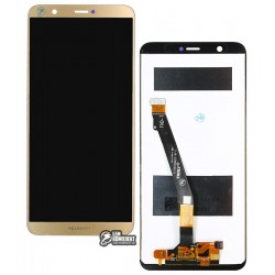 Дисплей для Huawei Enjoy 7s, P Smart, золотистый, с сенсорным экраном (дисплейный модуль), High Copy, FIG-L31/FIG-LX1