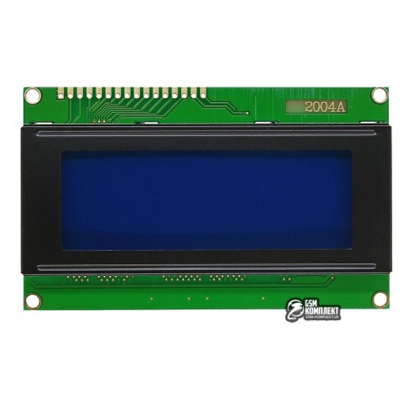ЖК дисплей LCD2004, серый фон, контроллер HD44780