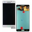 Дисплей для Samsung A500F Galaxy A5, A500FU Galaxy A5, A500H Galaxy A5, A500M Galaxy A5, серебристый, с сенсорным экраном (дисплейный модуль), Original (PRC), change glass