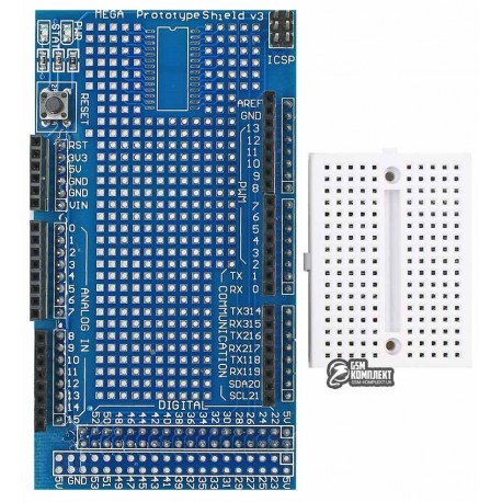 Модуль расширения для Arduino MEGA Prototype Shield V3.0 и макетная плата