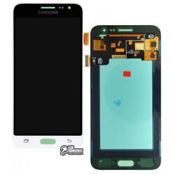 Дисплей для Samsung J320H/DS Galaxy J3 (2016), белый, с сенсорным экраном (дисплейный модуль), (OLED), High Copy Дисплей для Samsung J320H/DS Galaxy J3 (2016), белый, с сенсорным экраном (дисплейный модуль), (OLED), High Copy