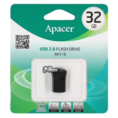 Флешка 32 Gb Apacer AH116 USB2.0 Flash Drive