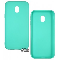 Чехол для Samsung J330 Galaxy J3 (2017), SMTT, силиконовый, бирюзовый