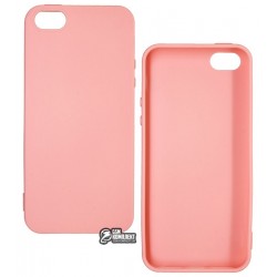 Чехол для iPhone 5 / 5s / SE, Smtt, силиконовый, розовый