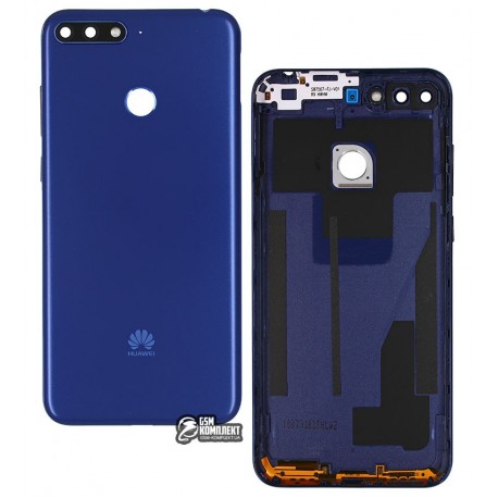 Задняя панель корпуса Huawei Y6 (2018), синяя, Original (PRC)