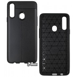 Чехол для Samsung A207F Galaxy A20s, Ultimate Experience Leather, силиконовый, черный Чехол для Samsung A207F Galaxy A20s, Ultimate Experience Leather, силиконовый, черный
