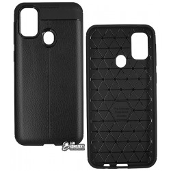 Чехол для Samsung M307F Galaxy M30s, Ultimate Experience Leather, силиконовый, черный
