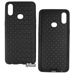 Чехол для Samsung A107F Galaxy A10s (2019), Weaving Case, силикон, черный Чехол для Samsung A107F Galaxy A10s (2019), Weaving Case, силикон, черный