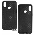 Чохол для Samsung A107F Galaxy A10s (2019), M107 Galaxy M10s (2019), Weaving Case, силікон, чорний