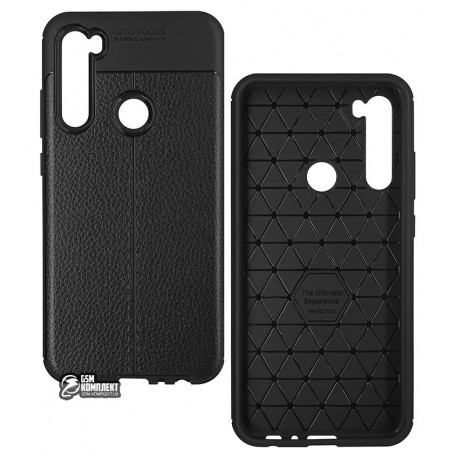 Чехол для Xiaomi Redmi Note 8, Ultimate Experience Leather, силикон, черный