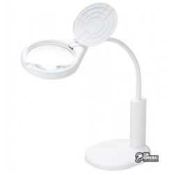 Настольная лупа-лампа NO.TJ90C с USB зарядкой, 2,5x - Ø90мм, 8x - Ø21мм Настольная лупа-лампа NO.TJ90C с USB зарядкой, 2,5x - Ø90мм, 8x - Ø21мм