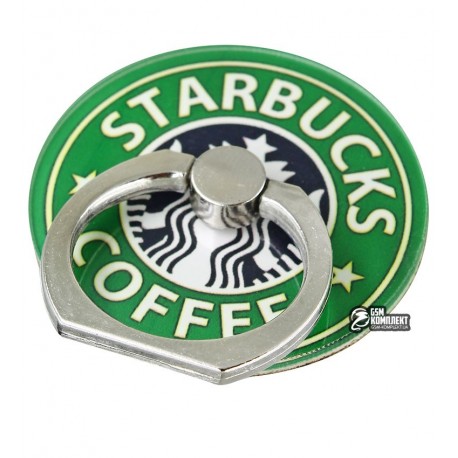 Кольцо-держатель для телефона, Starbucks, бирюзовый