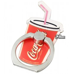 Кольцо-держатель для телефона, Coca Cola, Красный