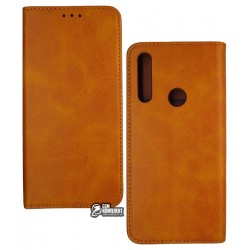 Чохол для Huawei P Smart Z, Honor 9X, Black TPU Magnet, книжка, коричнева