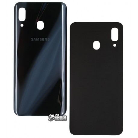 Задняя крышка батареи для Samsung A205F/DS Galaxy A20, черная