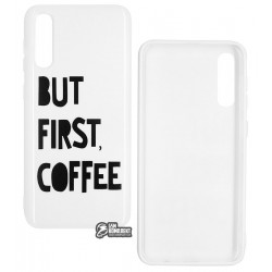 Чехол для Samsung A307 / A505 Galaxy A30s / A50 (2019), TOTO Pure TPU 2mm Print Case, #41 First Coffee White Чехол для Samsung A307 / A505 Galaxy A30s / A50 (2019), TOTO Pure TPU 2mm Print Case, #41 First Coffee White