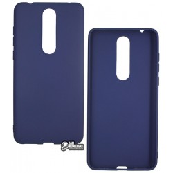 Чехол для Nokia 3.1 Plus Dual SIM, TOTO силиконовый, Navy Blue