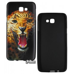Чехол для Samsung G570 Galaxy J5 Prime, силиконовый, силиконовый, Animal Face, гепард