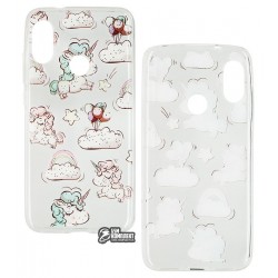 Чехол для Xiaomi Redmi 6 Pro, Mi A2 Lite, TPU, Juicy Print (единорог)