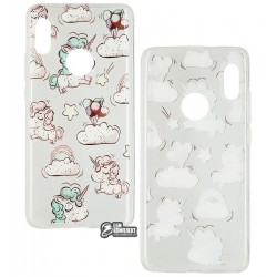 Чехол для Xiaomi Redmi Note 5 Pro, Redmi Note 5, TPU, Juicy Print (единорог)