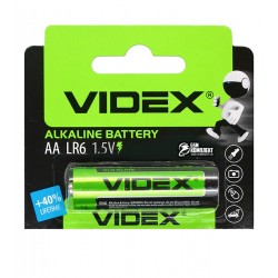 Батарейка Videx Alcaline, отрывная, LR06, AA, 1 шт Батарейка Videx Alcaline, отрывная, LR06, AA, 1 шт