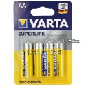 Батарейка VARTA Superlife, AA, LR6, Zinc, 4шт, пальчикова